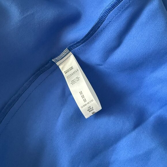 Cosabella Silk Robe and Thong Sanika Blue Size M - Picture 6 of 8